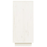 Mobile Consolle Bianco 60x34x75 cm in Legno Massello di Pino