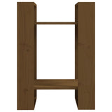 Libreria/Divisorio Ambrato 41x35x57 cm in Massello di Pino