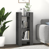 Libreria/Divisorio Grigio 41x35x91 cm in Legno Massello di Pino