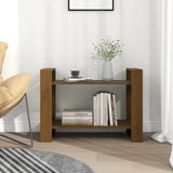 Libreria/Divisorio Ambrato 80x35x56,5 cm Legno Massello di Pino