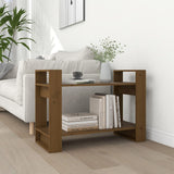 Libreria/Divisorio Ambrato 80x35x56,5 cm Legno Massello di Pino