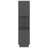 Libreria/Divisorio Grigio 51x25x101 cm Legno Massello di Pino