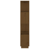 Libreria/Divisorio Ambrato 51x25x132 cm in Massello di Pino