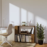 Libreria/Divisorio Ambrato 80x25x70 cm Legno Massello di Pino