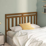 Testiera per Letto ambra 146x4x100 cm in Legno Massello di Pino