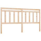Testiera per Letto 186x4x100 cm in Legno Massello di Pino