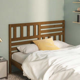 Testiera per Letto ambra 166x4x100 cm in Legno Massello di Pino