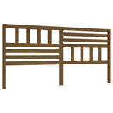 Testiera per Letto ambra 206x4x100 cm in Legno Massello di Pino