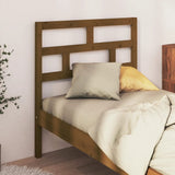 Testiera per Letto ambra 81x4x100 cm in Legno Massello di Pino