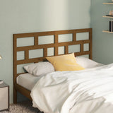 Testiera per Letto ambra 146x4x100 cm in Legno Massello di Pino