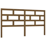 Testiera per Letto ambra 206x4x100 cm in Legno Massello di Pino