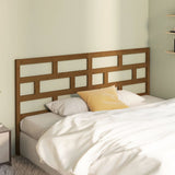 Testiera per Letto ambra 206x4x100 cm in Legno Massello di Pino