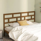 Testiera per Letto ambra 206x4x100 cm in Legno Massello di Pino