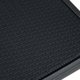Set Mobili da Pranzo da Giardino 7 pz Nero