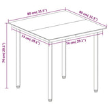 Set da Pranzo da Giardino 5 pz con Cuscini Polyrattan e Vetro