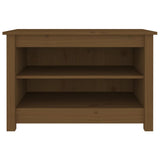 Scarpiera Ambrata 70x38x45,5 cm in Legno Massello di Pino