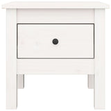 Tavolini 2 pz Bianchi 40x40x39 cm Legno Massello di Pino