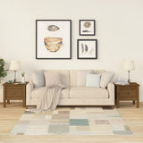 Tavolini 2 pz Ambrati 40x40x39 cm Legno Massello di Pino