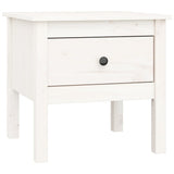 Tavolini 2 pz Bianchi 50x50x49 cm Legno Massello di Pino