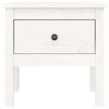 Tavolini 2 pz Bianchi 50x50x49 cm Legno Massello di Pino