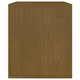 Mobili Porta TV 3 pz ambra in Legno Massello di Pino