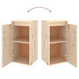Mobili Porta TV 2 pz in Legno Massello di Pino