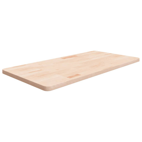 Piano Bagno 100x50x2,5 cm in Legno Massello Non Trattato