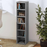 Mobile Porta CD Grigio Sonoma 21x20x88 cm in Legno truciolato