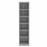 Mobile Porta CD Grigio Sonoma 21x20x88 cm in Legno truciolato