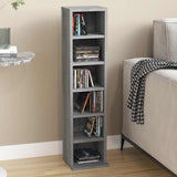 Mobile Porta CD Grigio Sonoma 21x20x88 cm in Legno truciolato