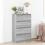 Credenza Grigio Sonoma 60x35x98,5 cm in Legno truciolato