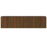Mobile TV Muro Rovere Marrone 120x30x30cm Legno truciolato