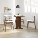 Tavolo da Bistrot Rovere Marrone 60x60x75 cm Legno truciolato