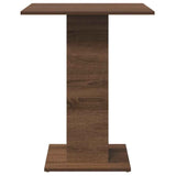 Tavolo da Bistrot Rovere Marrone 60x60x75 cm Legno truciolato