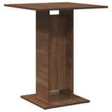 Tavolo da Bistrot Rovere Marrone 60x60x75 cm Legno truciolato