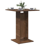 Tavolo da Bistrot Rovere Marrone 60x60x75 cm Legno truciolato