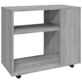 Tavolino da Salotto Grigio Sonoma 70x35x55 cm Legno truciolato