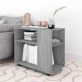 Tavolino da Salotto Grigio Sonoma 70x35x55 cm Legno truciolato