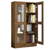 Mobile Vetrina Rovere Marrone 82,5x30,5x150cm Legno truciolato