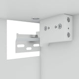 Mobile Pensile con Vetro Lyon Rovere Marrone 60x31x60 cm