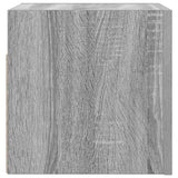 Armadietti TV Montati a Parete 4 pz Grigio Sonoma 30,5x30x30 cm