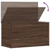 Cassapanca Rovere Marrone 84x42x46 cm in Legno Ingegnerizzato