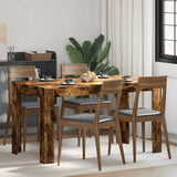 Tavolo da Pranzo Rovere Fumo 140x74,5x76 cm Legno truciolato