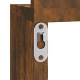 Mensola Muro Angolo Rovere Fumo 20x20x127,5cm Truciolato