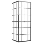 Cabina Doccia ESG Smerigliato 70x70x180 cm Nera