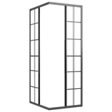 Cabina Doccia ESG Smerigliato 90x70x180 cm Nera