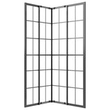 Cabina Doccia ESG Smerigliato 90x70x180 cm Nera