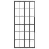 Cabina Doccia ESG Smerigliato 90x70x180 cm Nera