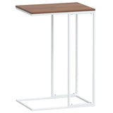Tavolino da Salotto Bianco 40x30x59 cm in Legno truciolato