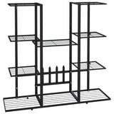 Portafiori 94,5x25x89 cm Ferro Nero